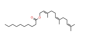 (E,Z)-3,7,11-Trimethyl-2,6,10-dodecatrienyl decanoate